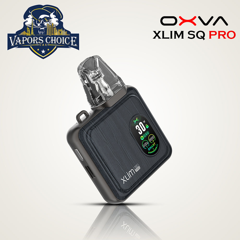 OXVA Xlim SQ Pro Vape Kit 1200mAh Gunmetal Wood UAE Ras Al Khaimah
